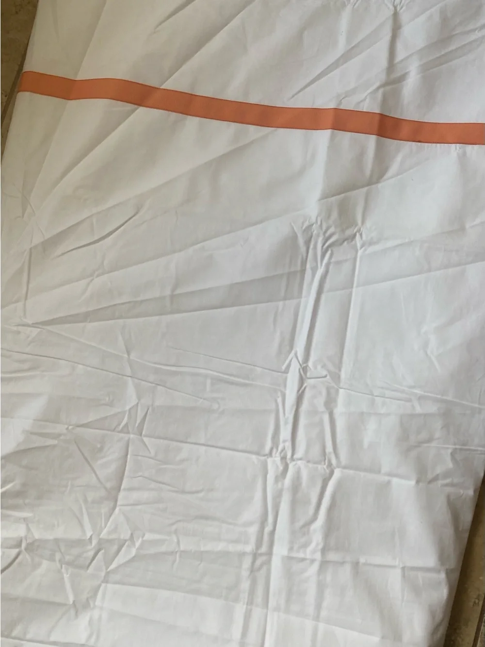 Notte by Bellino Fine Linens Coral Egyptian Cotton Queen Duvet Cover Sham Set